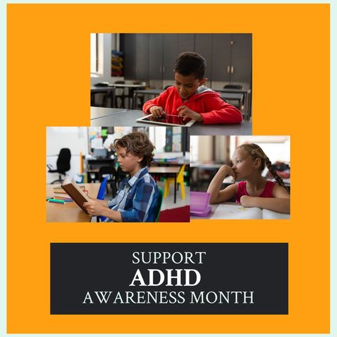 celebrating adhd awareness month with engaged schoolchildren - Download Free Stock Templates Pikwizard.com