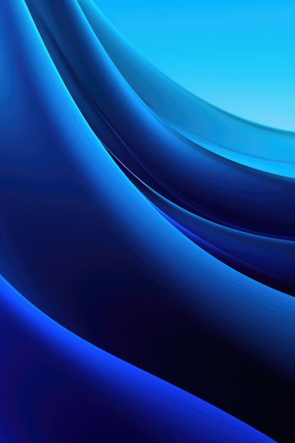 Abstract blue waves and curves create a modern and dynamic background design. Ideal for digital banners, website backgrounds, graphic design projects, and artistic applications enhancing visual appeal.