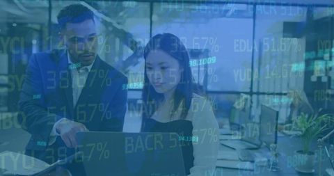 Global business collaborating with technology insights