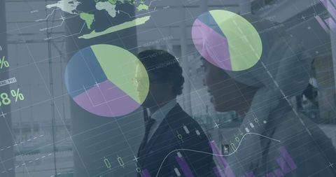 Global Business Collaboration with Digital Interface Overlay