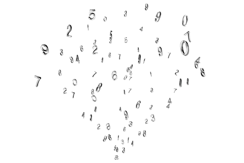 floating numeric abstraction with transparent background - Download Free Stock Videos Pikwizard.com