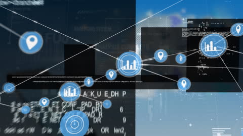 Global Network Connections with Data Analytics Overlay
