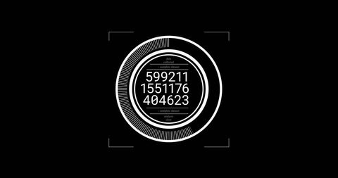 Futuristic Digital Data Interface on Black Background - Download Free Stock Images Pikwizard.com