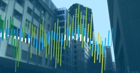 Digital Data Visualization in Urban Cityscape
