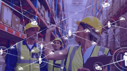 Connected Warehousing Technology and Global Logistics Network