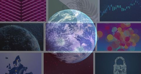 Innovative Digital Interfaces Surrounding Planet Earth - Download Free Stock Images Pikwizard.com