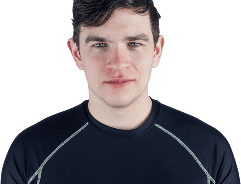 Transparent Background Smiling Soccer Player Portrait