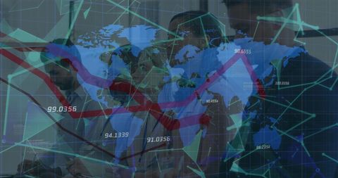 Global Finance Leaders Analyzing Market Trends and Data - Download Free Stock Images Pikwizard.com
