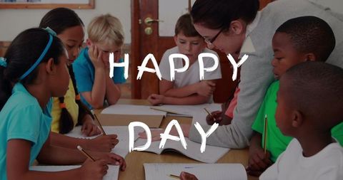 Substitute Teacher Inspires Diverse Students in Classroom Setting