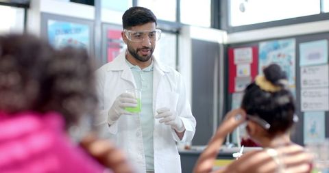 Teacher brings chemistry to life for engaged students