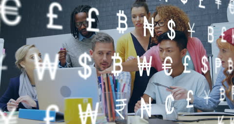 Diverse Team Collaborating on Global Economic Strategy