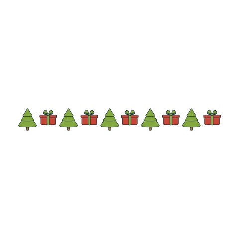 Christmas Trees and Gifts Pattern on Transparent Background - Download Free Stock Videos Pikwizard.com