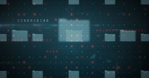 Digital Display Highlighting Cybercrime and Malware Warnings - Download Free Stock Images Pikwizard.com