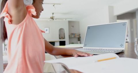 Joyful Student Learning at Home with Laptop and Headphones - Download Free Stock Images Pikwizard.com