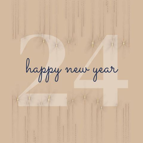 happy new year 2024 celebration design with abstract art - Download Free Stock Templates Pikwizard.com