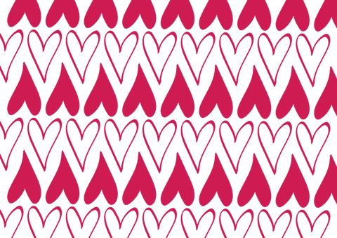 Repeating Red Hearts Pattern on Transparent Background, Vector Design - Download Free Stock Videos Pikwizard.com