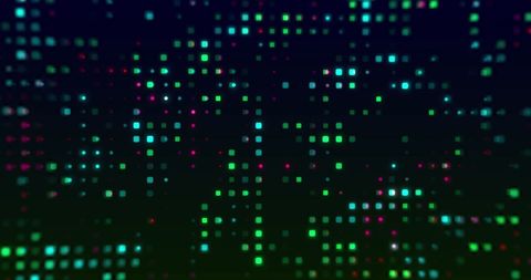 Colorful Blinking Dots on Dark Background Abstraction - Download Free Stock Images Pikwizard.com