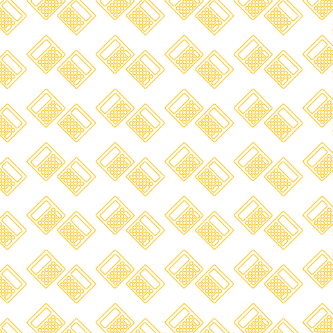 Seamless Pattern of Yellow Calculators on Transparent Background - Download Free Stock Videos Pikwizard.com