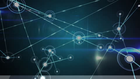 Abstract Network Connections with Light Trails