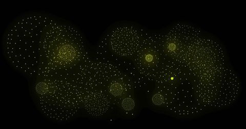 Abstract Yellow Lights on Black Background - Download Free Stock Images Pikwizard.com