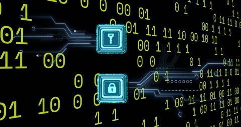 Digital Encryption Cybersecurity and Data Protection - Download Free Stock Images Pikwizard.com