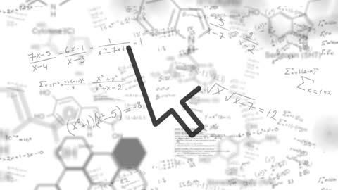 Animated Cursor with Chemical Structures and Equations for Science Technology Concepts