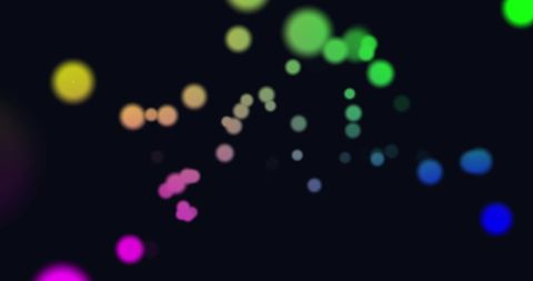 Vibrant Multicolor Glowing Spots on Dark Background - Download Free Stock Images Pikwizard.com
