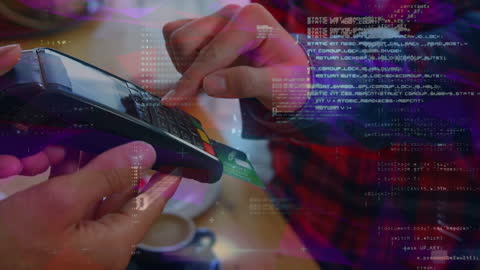 Digital Payment with Code Overlay Technology Concept