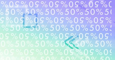 Repetitive 50 Percent Sale Text on Gradient Background - Download Free Stock Images Pikwizard.com