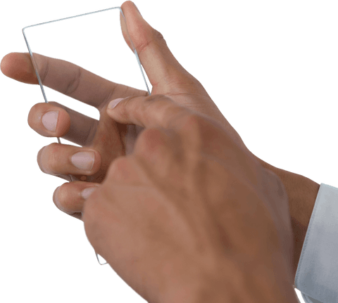 Businessman Interaction with Transparent Touchscreen Interface - Download Free Stock Videos Pikwizard.com