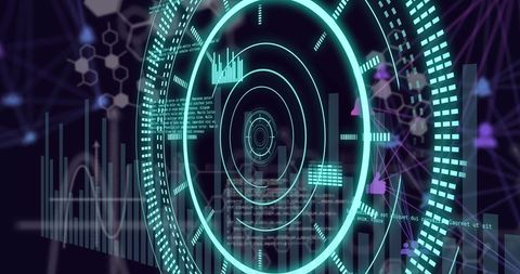 Sci-Fi Digital Pathway with Networks and Data Visualization - Download Free Stock Images Pikwizard.com