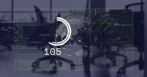 Digital Interface Displaying Global Business Data - Download Free Stock Images Pikwizard.com