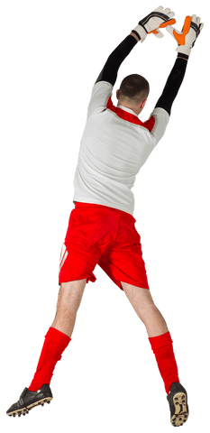 Male Goalkeeper Jumping Transparent Background PNG - Download Free Stock Videos Pikwizard.com