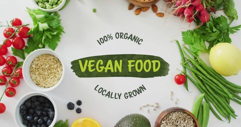 Fresh Organic Vegan Food with Healthy Grains and Vegetables - Download Free Stock Images Pikwizard.com
