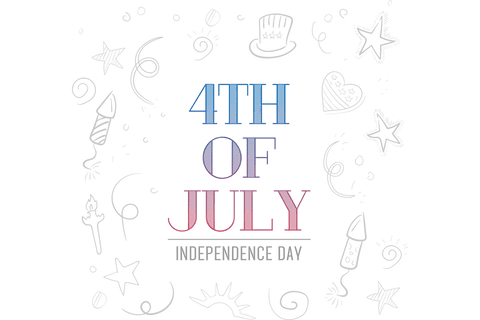 4th of july independence day illustration on transparent background - Download Free Stock Videos Pikwizard.com