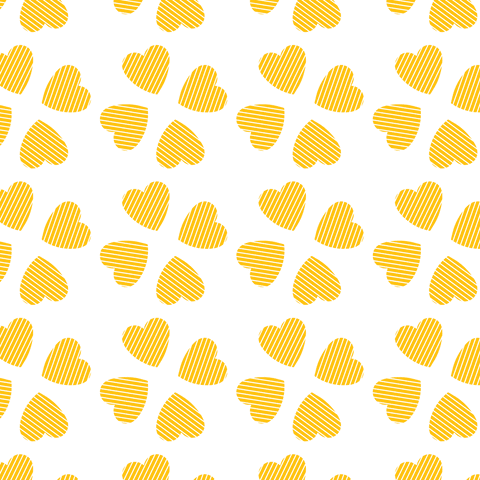 Seamless Yellow Heart Clover Pattern on Transparent Background - Download Free Stock Videos Pikwizard.com