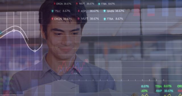 Businessman Analyzing Stock Market Data with Modern Graphs and Charts - Download Free Stock Images Pikwizard.com