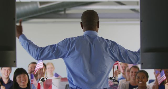 Speaker Giving Motivational Speech at Business Event with Audience - Download Free Stock Images Pikwizard.com