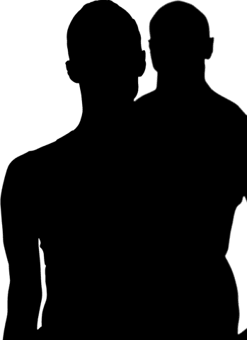transparent black silhouettes of two men embracing - Download Free Stock Videos Pikwizard.com