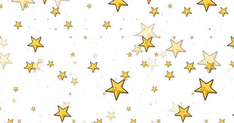 Whimsical Illustration of Falling Stars Against White Background - Download Free Stock Images Pikwizard.com