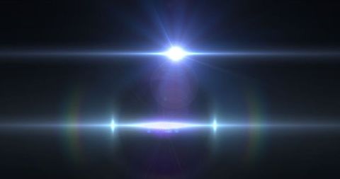 Colorful Cosmic Lens Flare on Black Background - Download Free Stock Images Pikwizard.com