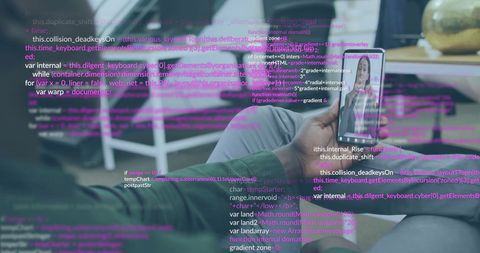 Data Processing Concepts with Smartphone Image Call Feature - Download Free Stock Images Pikwizard.com