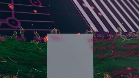 Sport and Business Fusion Animation with Digital Graphics