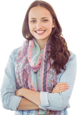 Happy Caucasian Woman Smiling Valentine Scarfing Lifestyle Background - Download Free Stock Videos Pikwizard.com