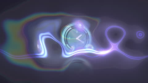 Abstract Clock with Energy Waves