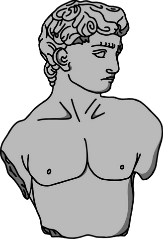 classical male bust study with transparent background - Download Free Stock Videos Pikwizard.com