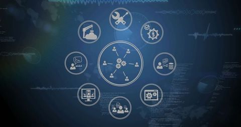 Infographic Displaying Central Network Management