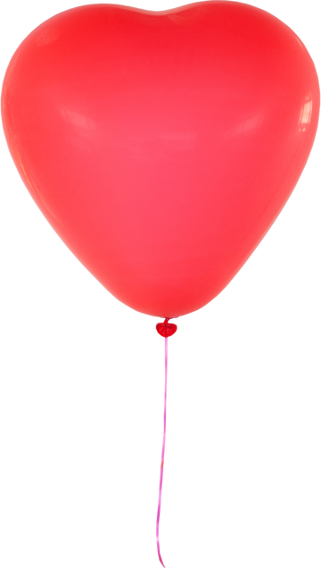 Bright Red Heart Shaped Balloon with Transparent Background for Valentines Day Designs - Download Free Stock Videos Pikwizard.com