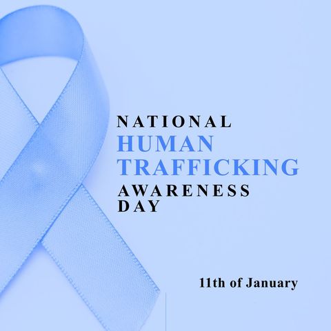 National Human Trafficking Awareness Day Ribbon Campaign - Download Free Stock Templates Pikwizard.com