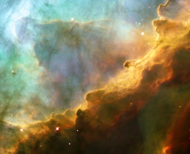 Omega Nebula Illuminated By Young Stars' Ultraviolet Radiation - Download Free Stock Photos Pikwizard.com